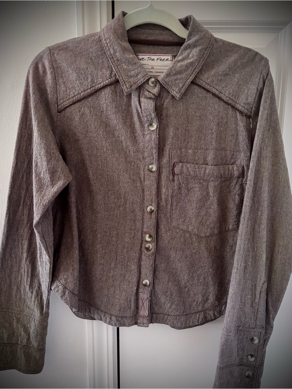 Free People Button -Down Shirt Jacket✨